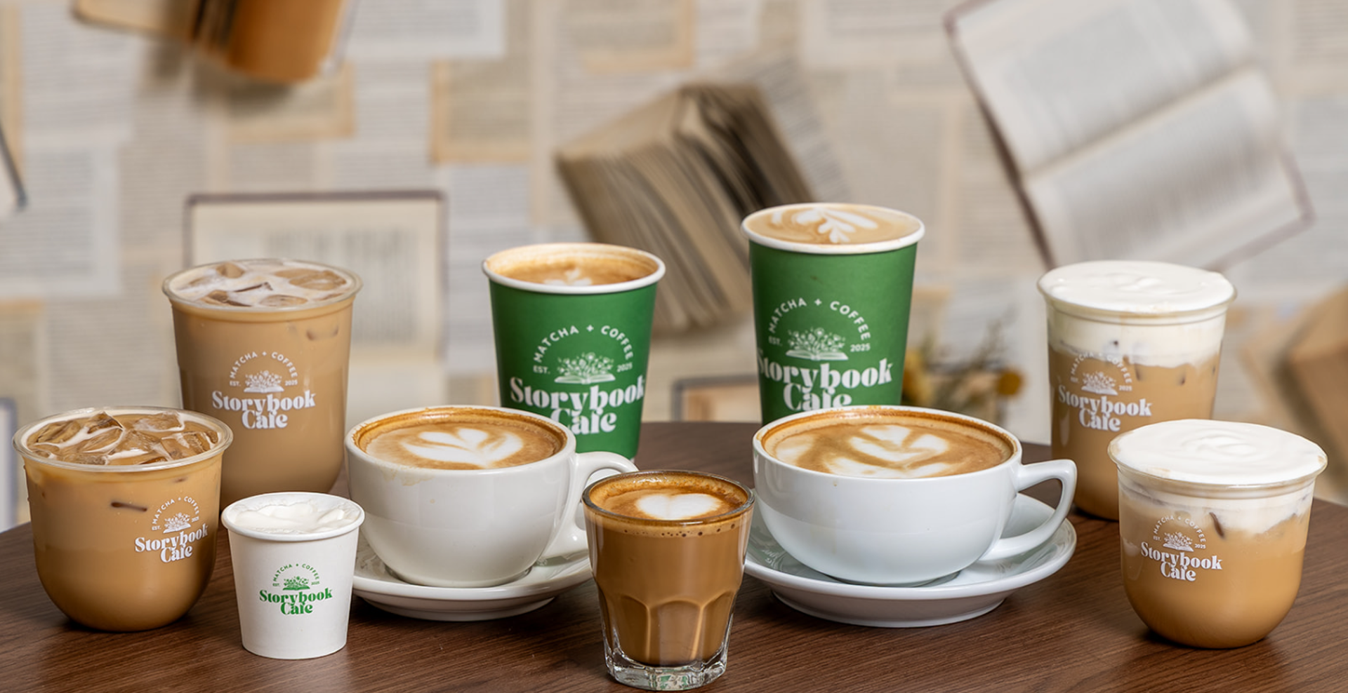 Ceremonial matcha and specialty coffee